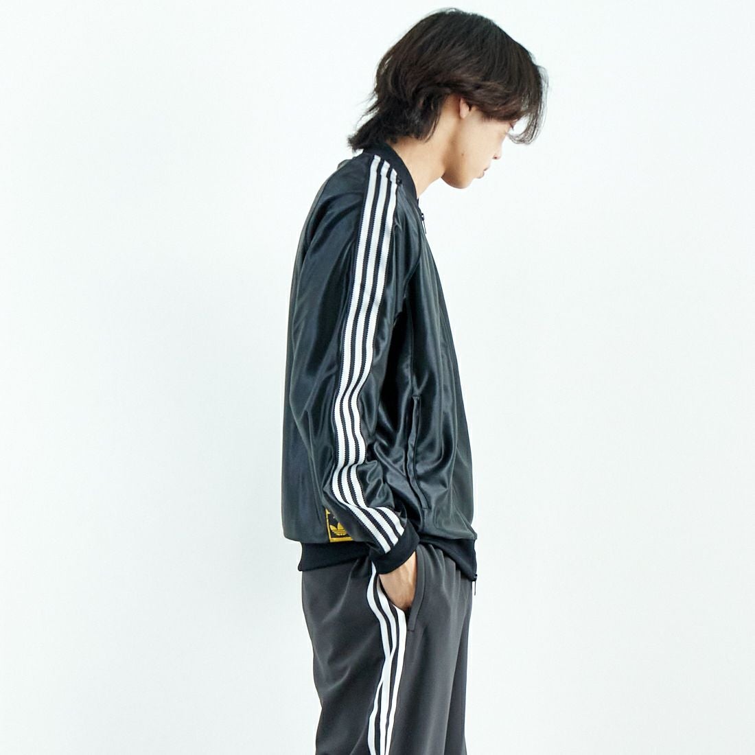 adidas Originals [アディダス オリジナルス] スーパースター トラックトップ [JZ091] JV9274 &&モデル身長：179cm 着用サイズ：L&&