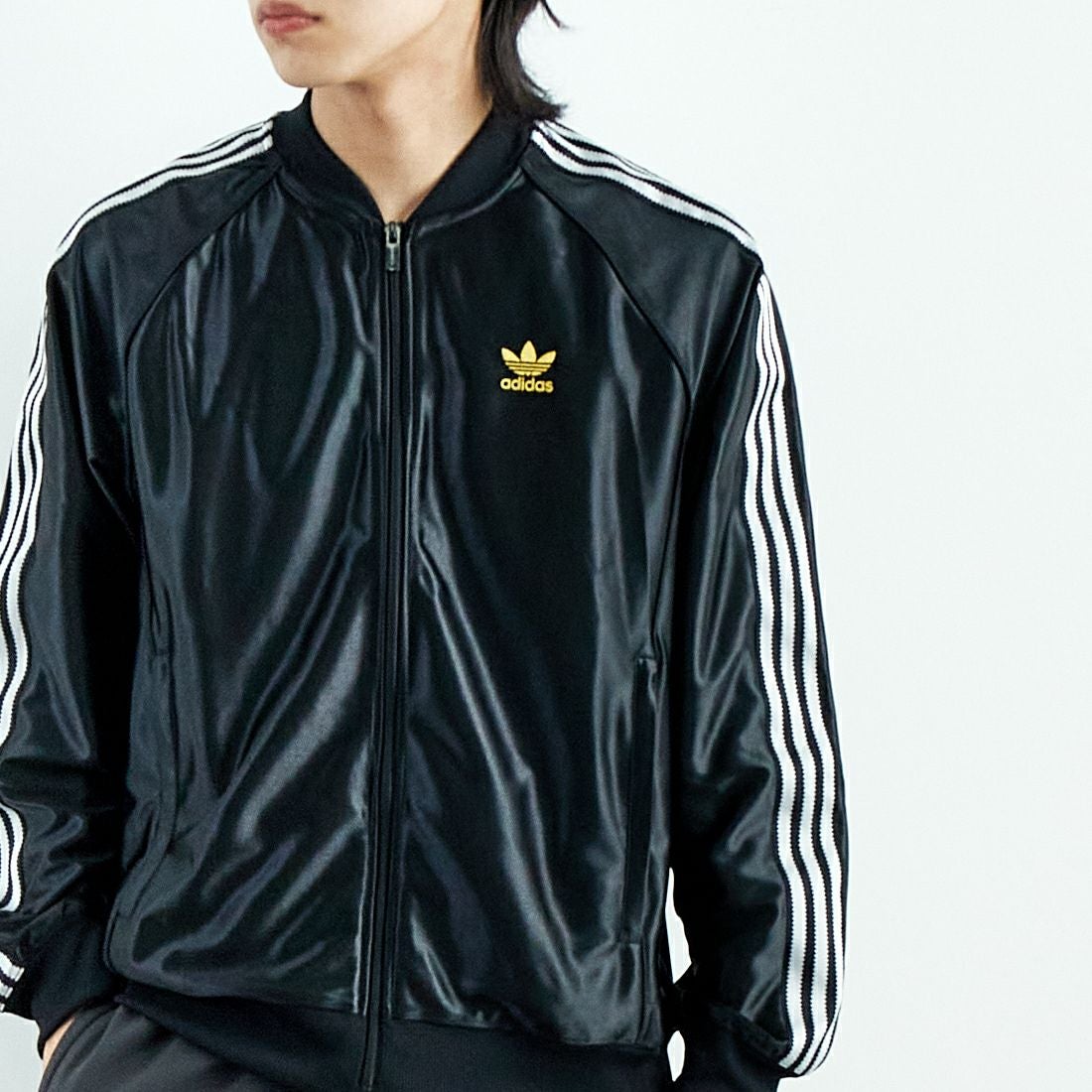 adidas Originals [アディダス オリジナルス] スーパースター トラックトップ [JZ091] JV9274 &&モデル身長：179cm 着用サイズ：L&&