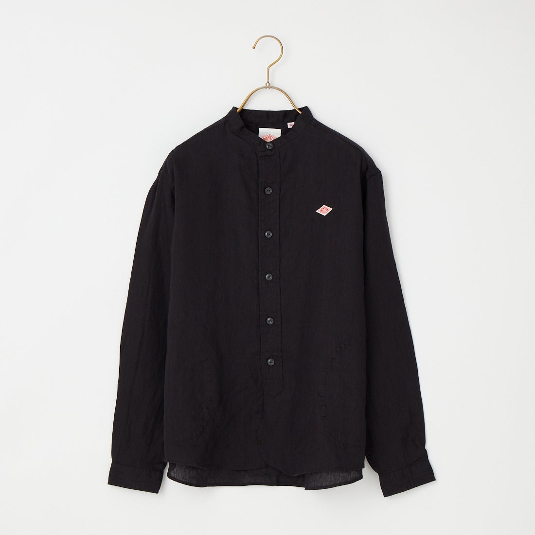 DANTON [ダントン] リネンクロスバンドカラーシャツ [DT-B0279FLI] CHARCOAL