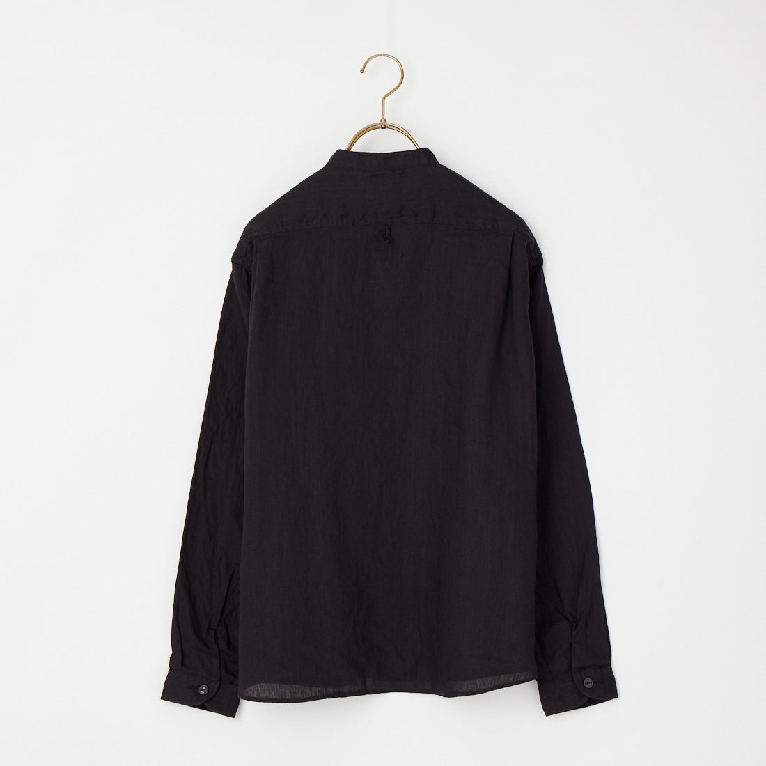 DANTON [ダントン] リネンクロスバンドカラーシャツ [DT-B0279FLI] CHARCOAL