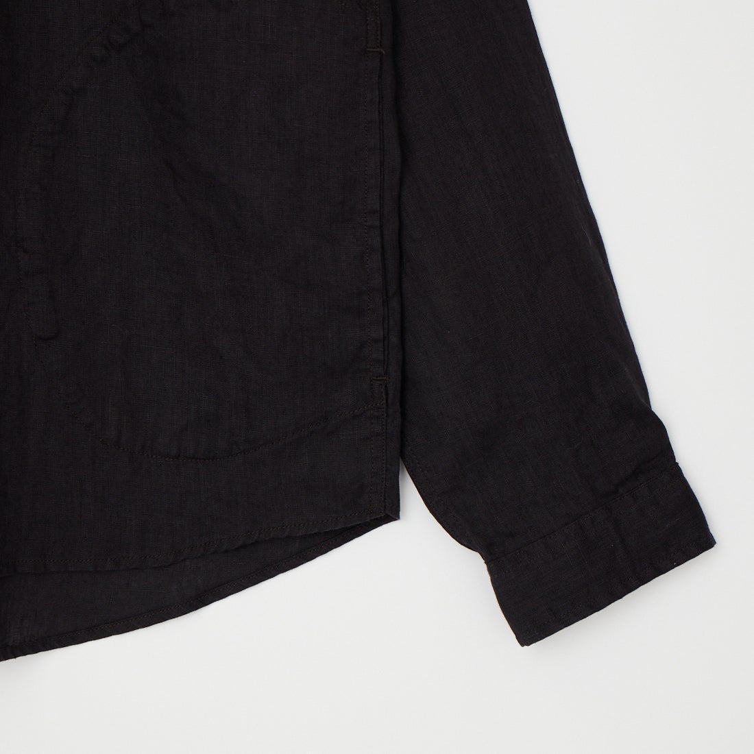 DANTON [ダントン] リネンクロスバンドカラーシャツ [DT-B0279FLI] CHARCOAL