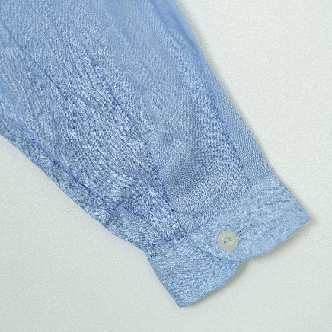 DANTON [ダントン] リネンクロスバンドカラーシャツ [DT-B0279FLI] DK.SAX