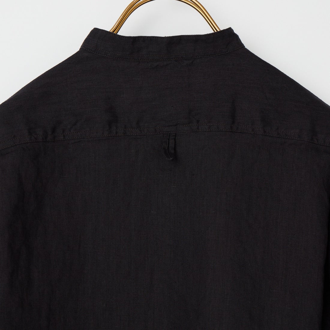 DANTON [ダントン] リネンクロスバンドカラーシャツ [DT-B0279FLI] CHARCOAL