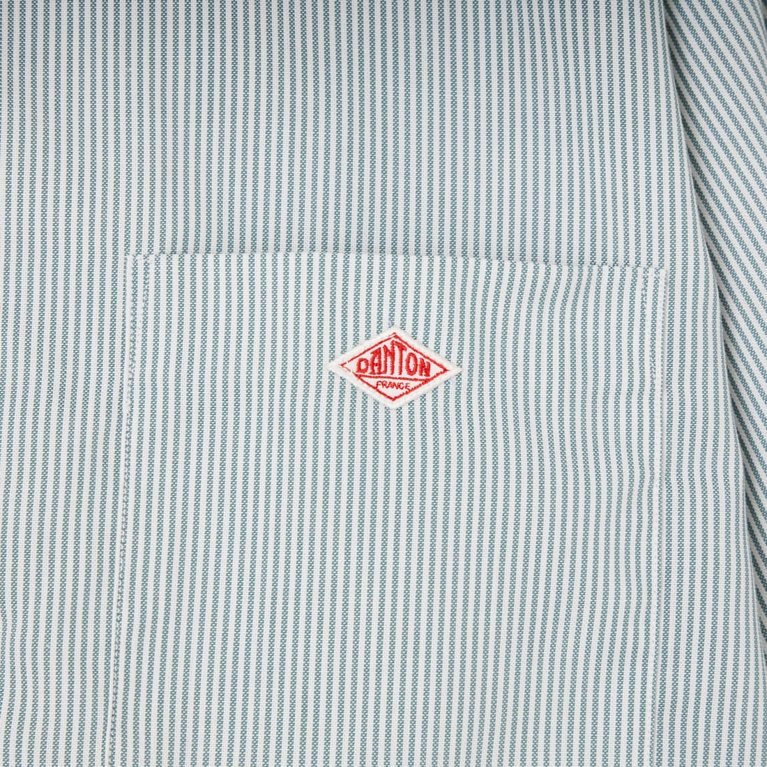 DANTON [ダントン] ボタンダウンシャツ [DT-B0293POD] GRN/WHT ST