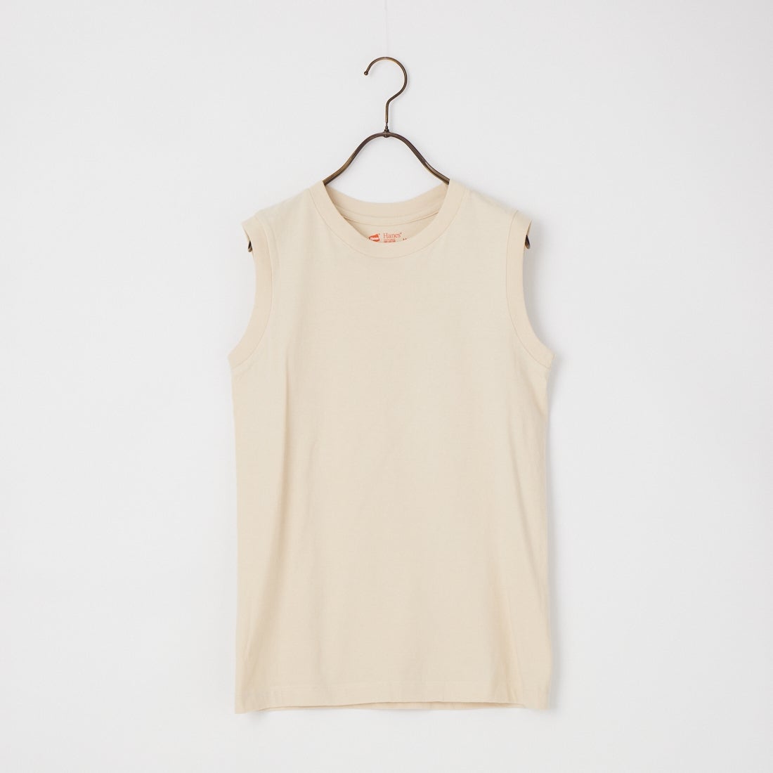 Hanes [ヘインズ] ウィメンズ ジャパンフィット 2枚組 スリーブレスTシャツ [HW5327] 783 ﾍﾞｰｼﾞｭ