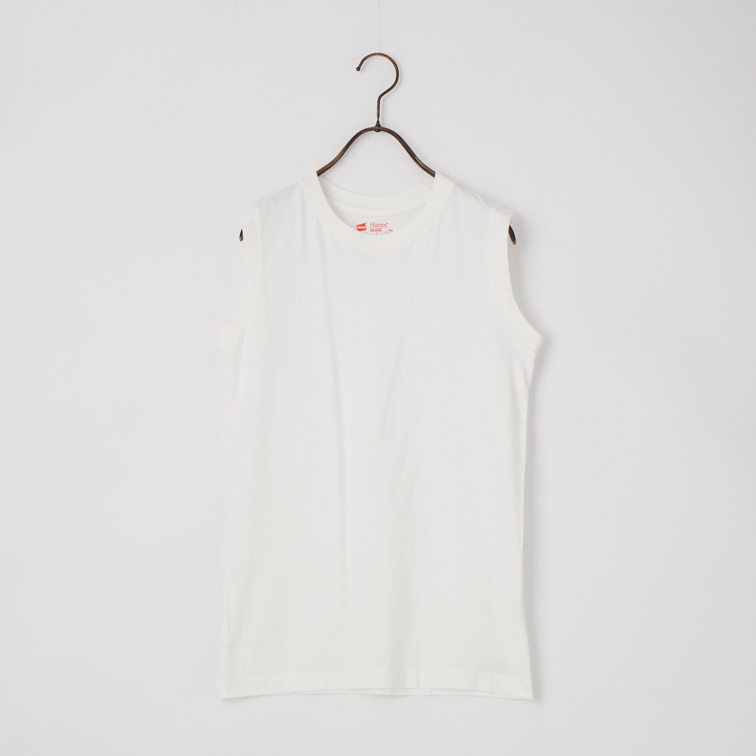 Hanes [ヘインズ] ウィメンズ ジャパンフィット 2枚組 スリーブレスTシャツ [HW5327] 783 ﾍﾞｰｼﾞｭ