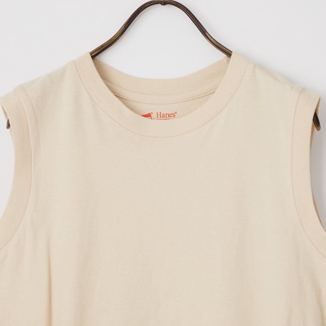 Hanes [ヘインズ] ウィメンズ ジャパンフィット 2枚組 スリーブレスTシャツ [HW5327] 783 ﾍﾞｰｼﾞｭ