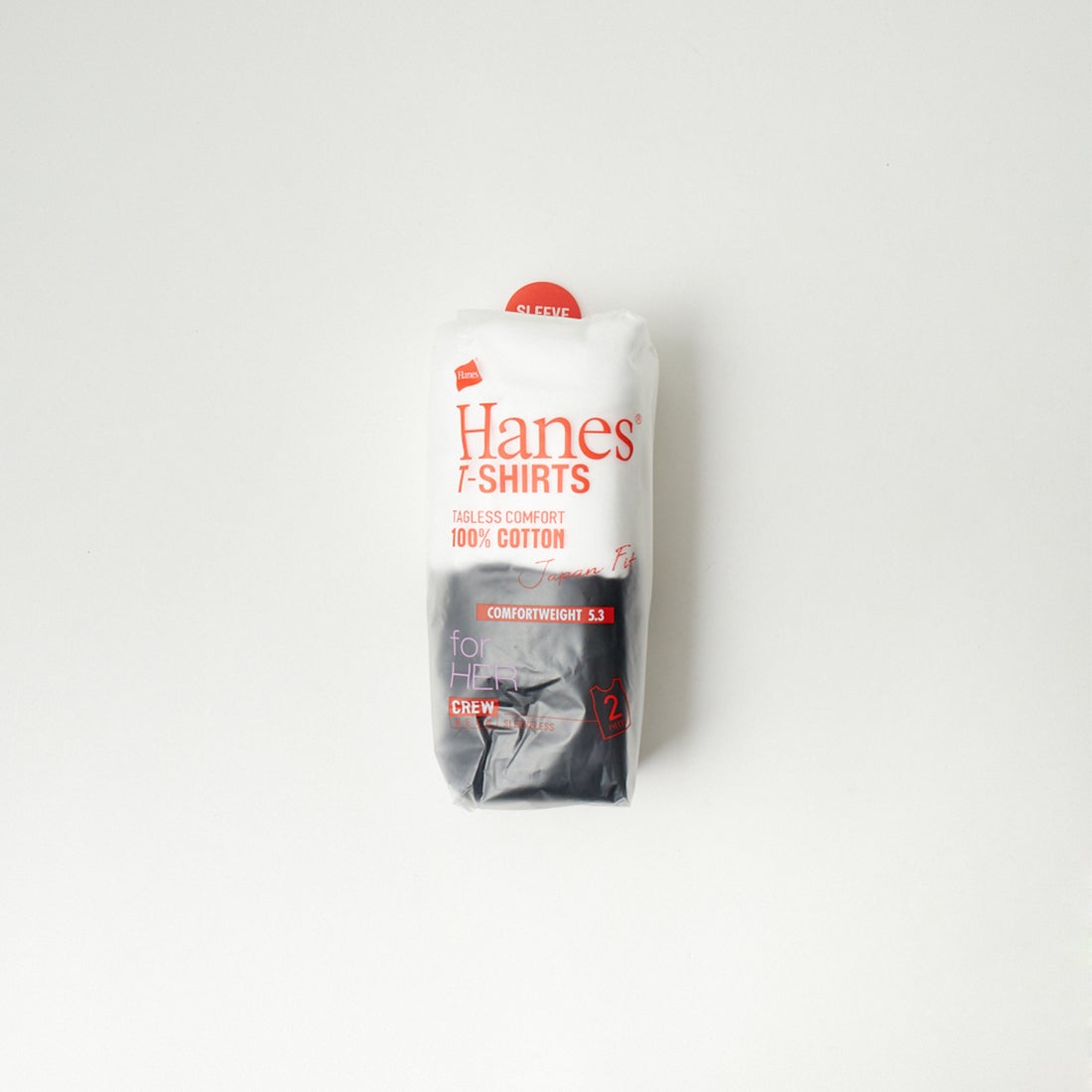 Hanes [ヘインズ] ウィメンズ ジャパンフィット 2枚組 スリーブレスTシャツ [HW5327]998 ｱｿｰﾄ