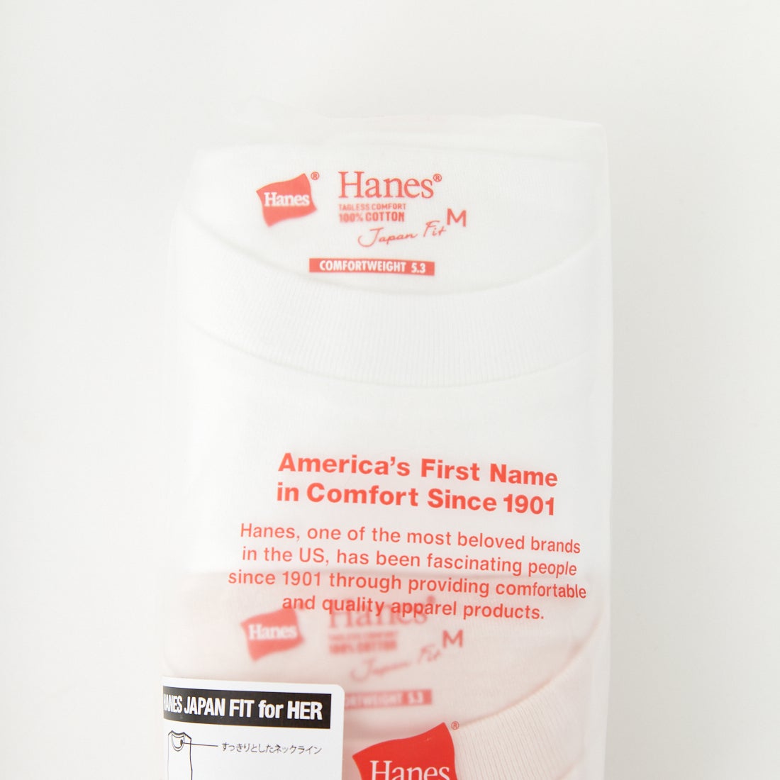 Hanes [ヘインズ] ウィメンズ ジャパンフィット 2枚組 スリーブレスTシャツ [HW5327]904 ﾋﾟﾝｸ/ﾎ