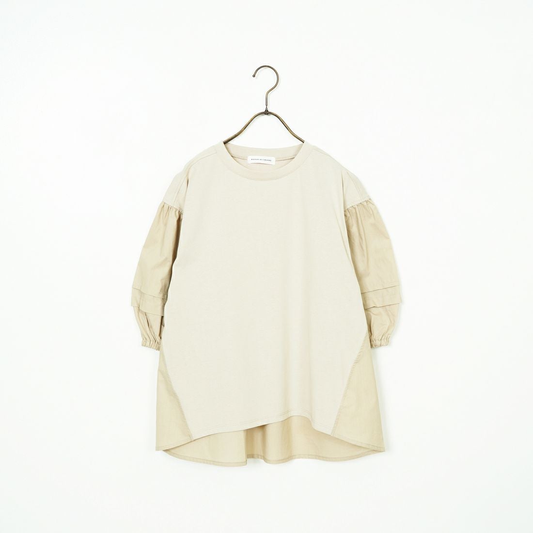 Maison de L'allure [メゾン ドゥ ラリュール] ドッキング袖ボリュームプルオーバー [M25112010] 07 GRAY