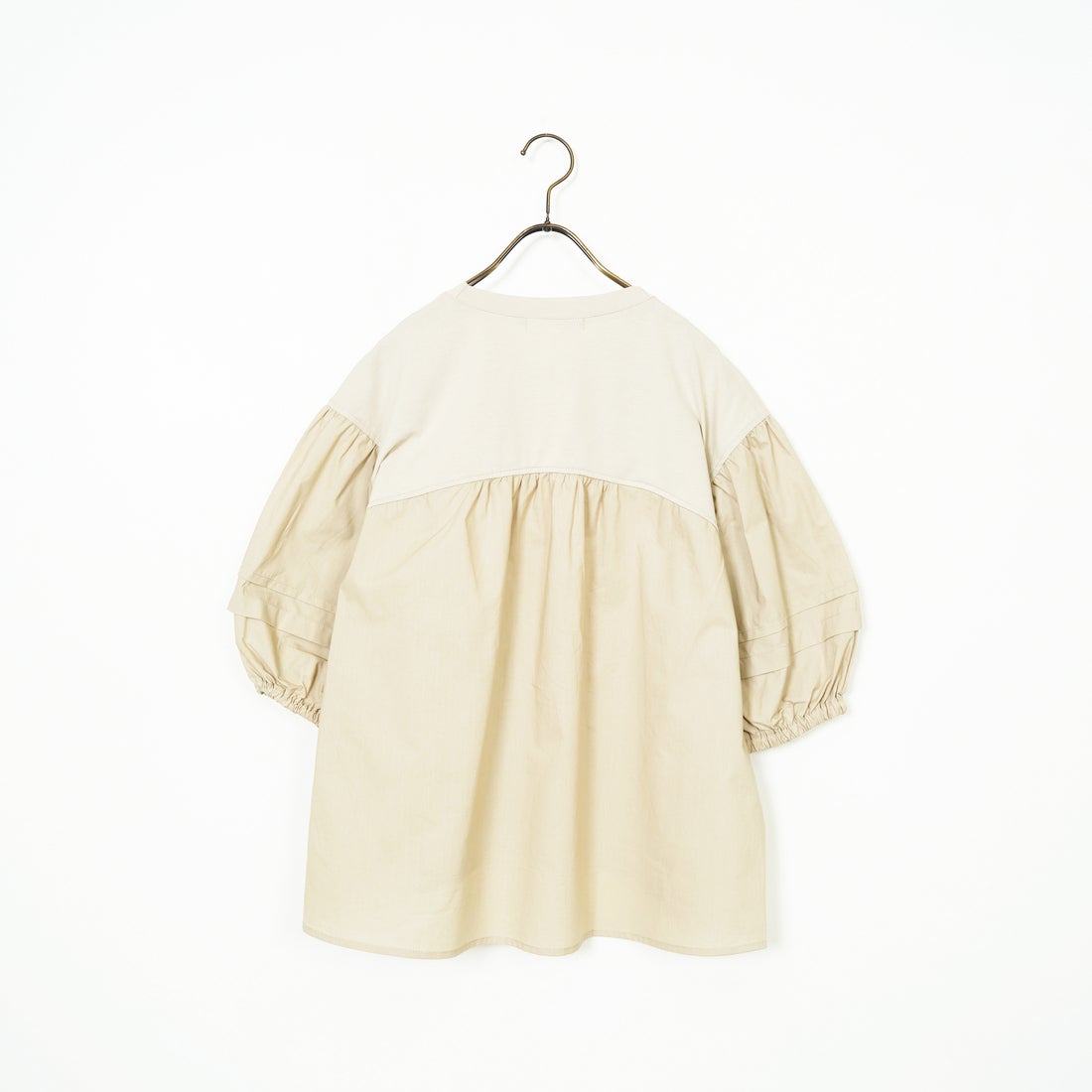 Maison de L'allure [メゾン ドゥ ラリュール] ドッキング袖ボリュームプルオーバー [M25112010] 07 GRAY