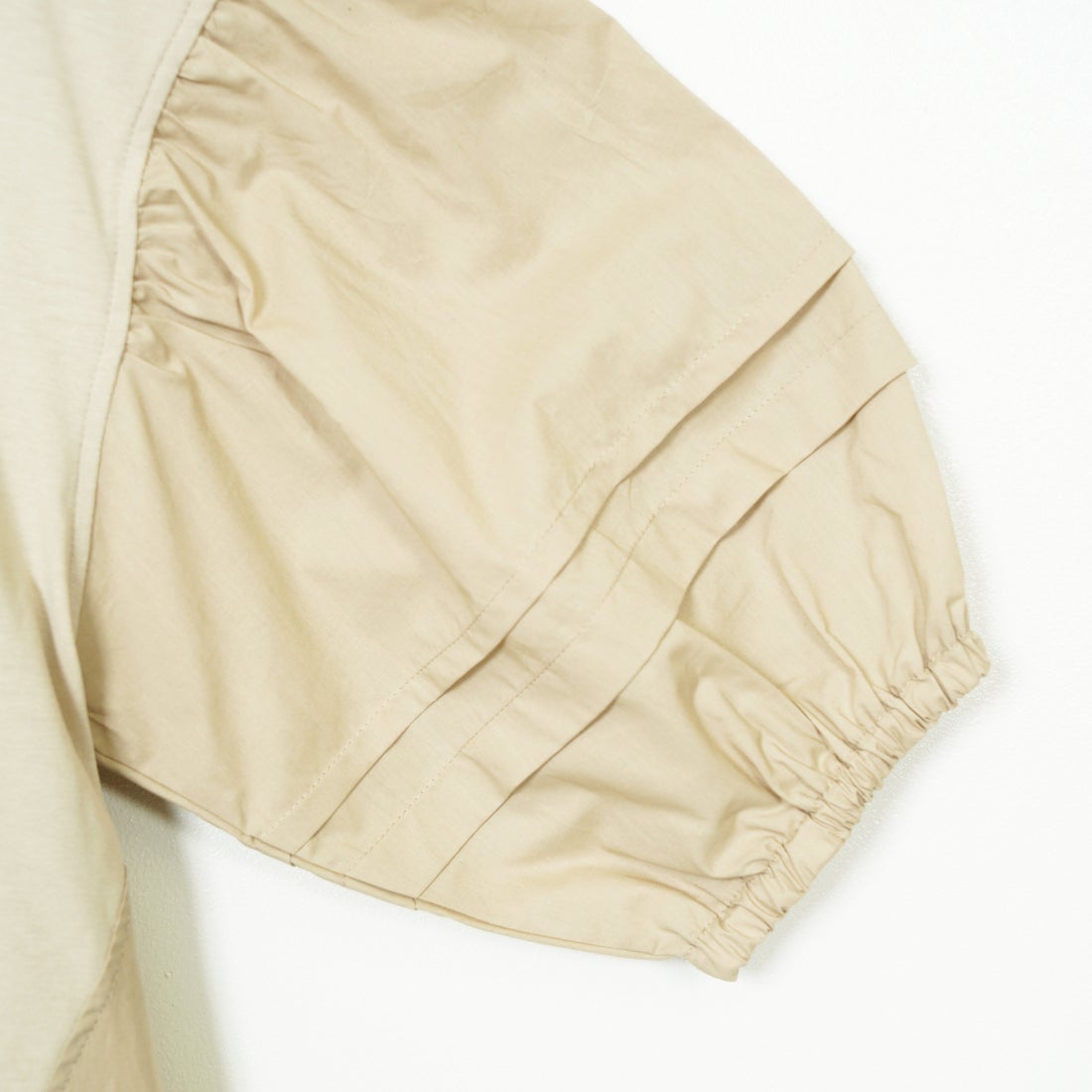 Maison de L'allure [メゾン ドゥ ラリュール] ドッキング袖ボリュームプルオーバー [M25112010] 07 GRAY