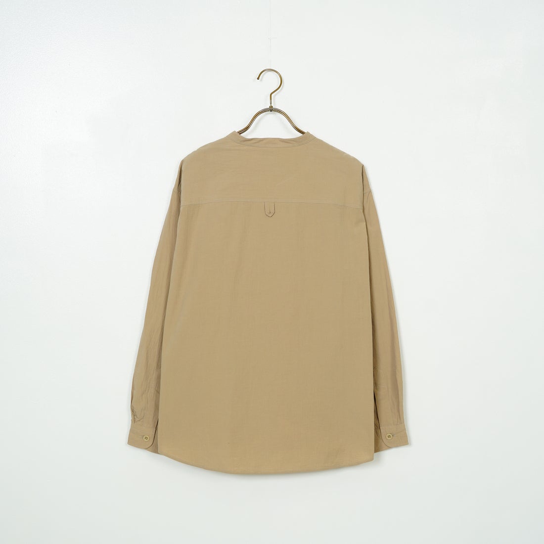 DANTON [ダントン] バンドカラーシャツ [DT-B0339MUG] BEIGE
