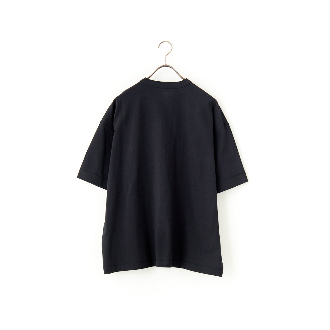 Health knit [ヘルスニット] 別注 ビッグシルエット ヘンリーネックTシャツ [HR25S-M121-JF] BLACK
