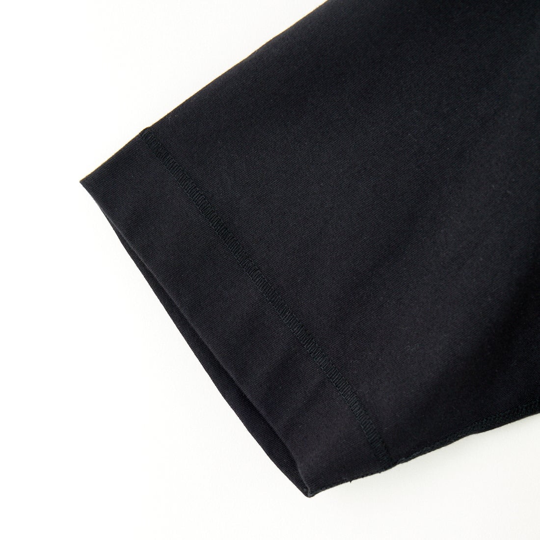 Health knit [ヘルスニット] 別注 ビッグシルエット ヘンリーネックTシャツ [HR25S-M121-JF] BLACK