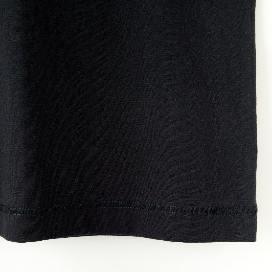 Health knit [ヘルスニット] 別注 ビッグシルエット ヘンリーネックTシャツ [HR25S-M121-JF] BLACK