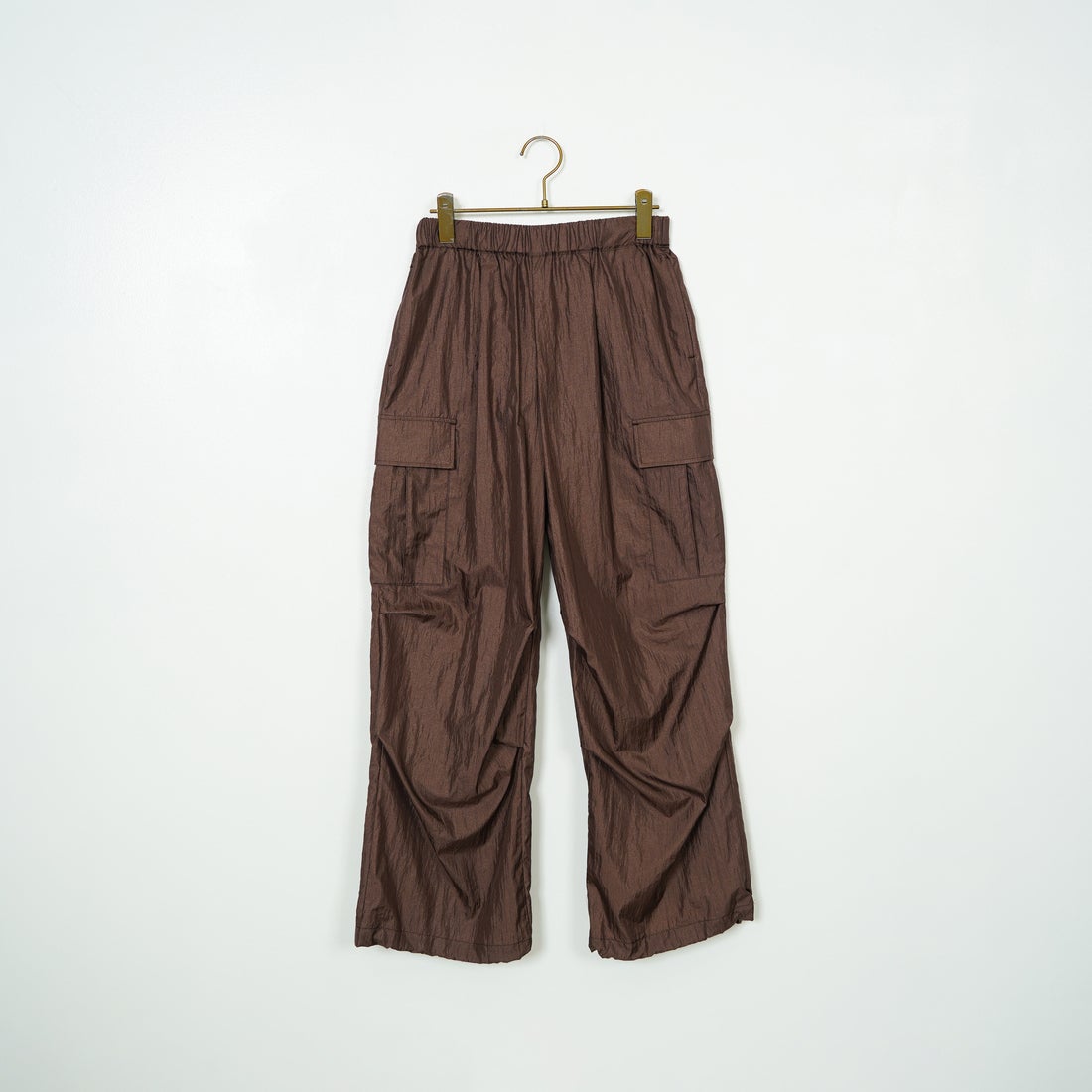 Jeans Factory Clothes [ジーンズファクトリークローズ] ダイヤモンドワッシャーパラシュートパンツ [21254060] 037 ﾌﾞﾗｳﾝ