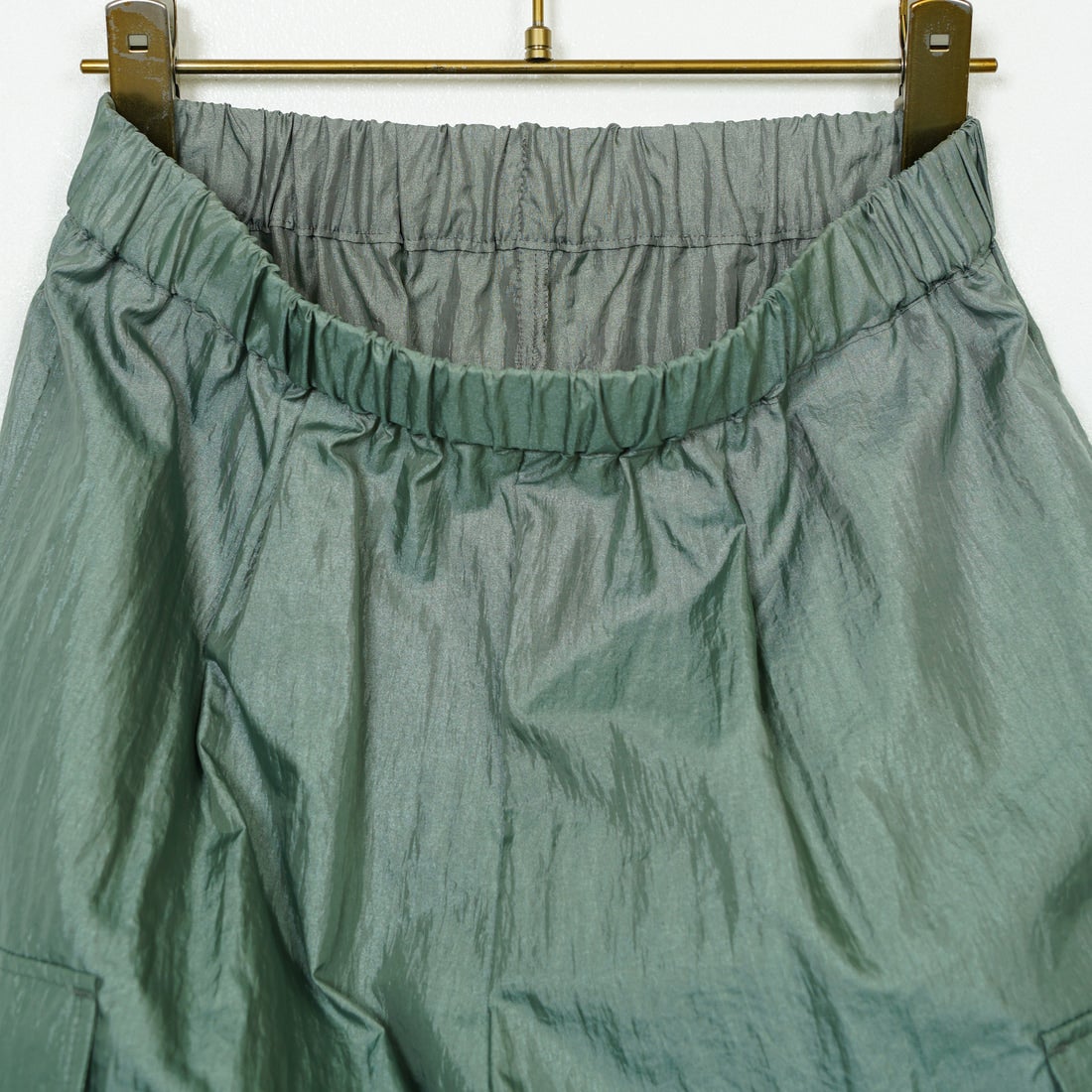 Jeans Factory Clothes [ジーンズファクトリークローズ] ダイヤモンドワッシャーパラシュートパンツ [21254060] 061 ｸﾞﾘｰﾝ