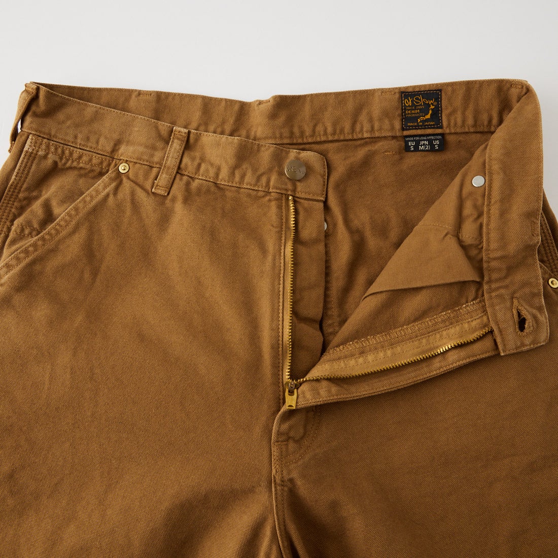 orSlow [オアスロウ] ダッドフィット デニムペインターパンツ [01-5328] 53S BROWN