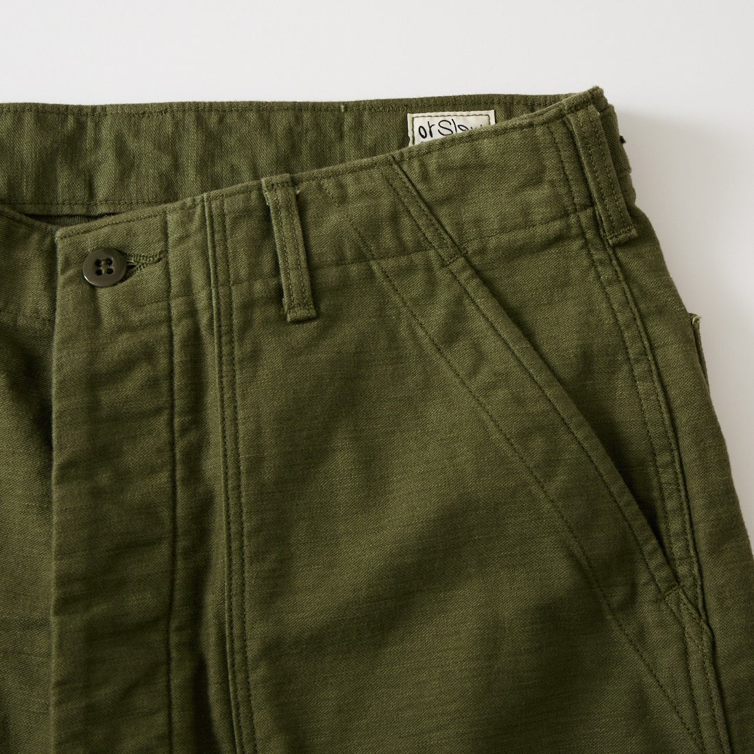 orSlow [オアスロウ] レギュラーフィット ファティーグパンツ [03-V5002] 77 D.OLIVE