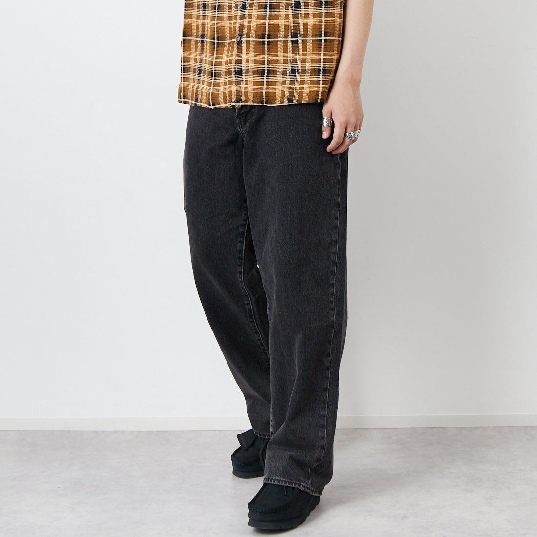 LEVI'S [リーバイス] 578 バギージーンズ [A4750-00] 20 8AM IN &&モデル身長：179cm 着用サイズ：32&&