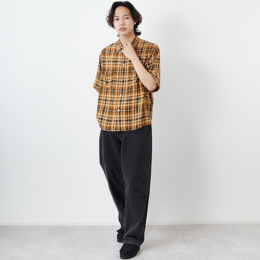 LEVI'S [リーバイス] 578 バギージーンズ [A4750-00] 20 8AM IN &&モデル身長：179cm 着用サイズ：32&&