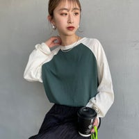 GRN/OFF&&モデル身長：150cm 着用サイズ：F&&