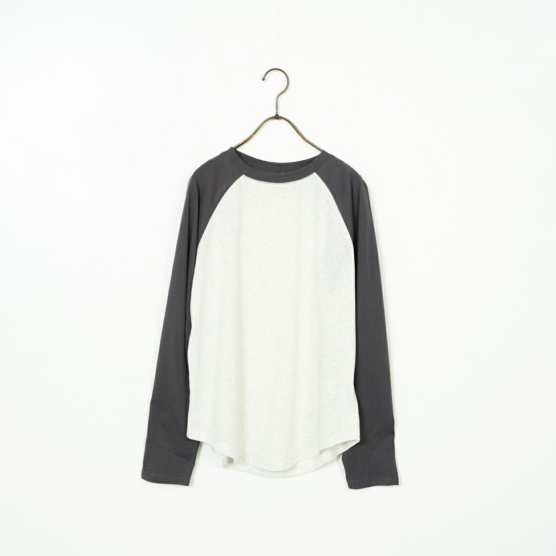 SCREEN STARS [スクリーンスターズ] 別注 配色ラグラン シアーロングスリーブTシャツ [2521-234INL-JF] ASH/CHA