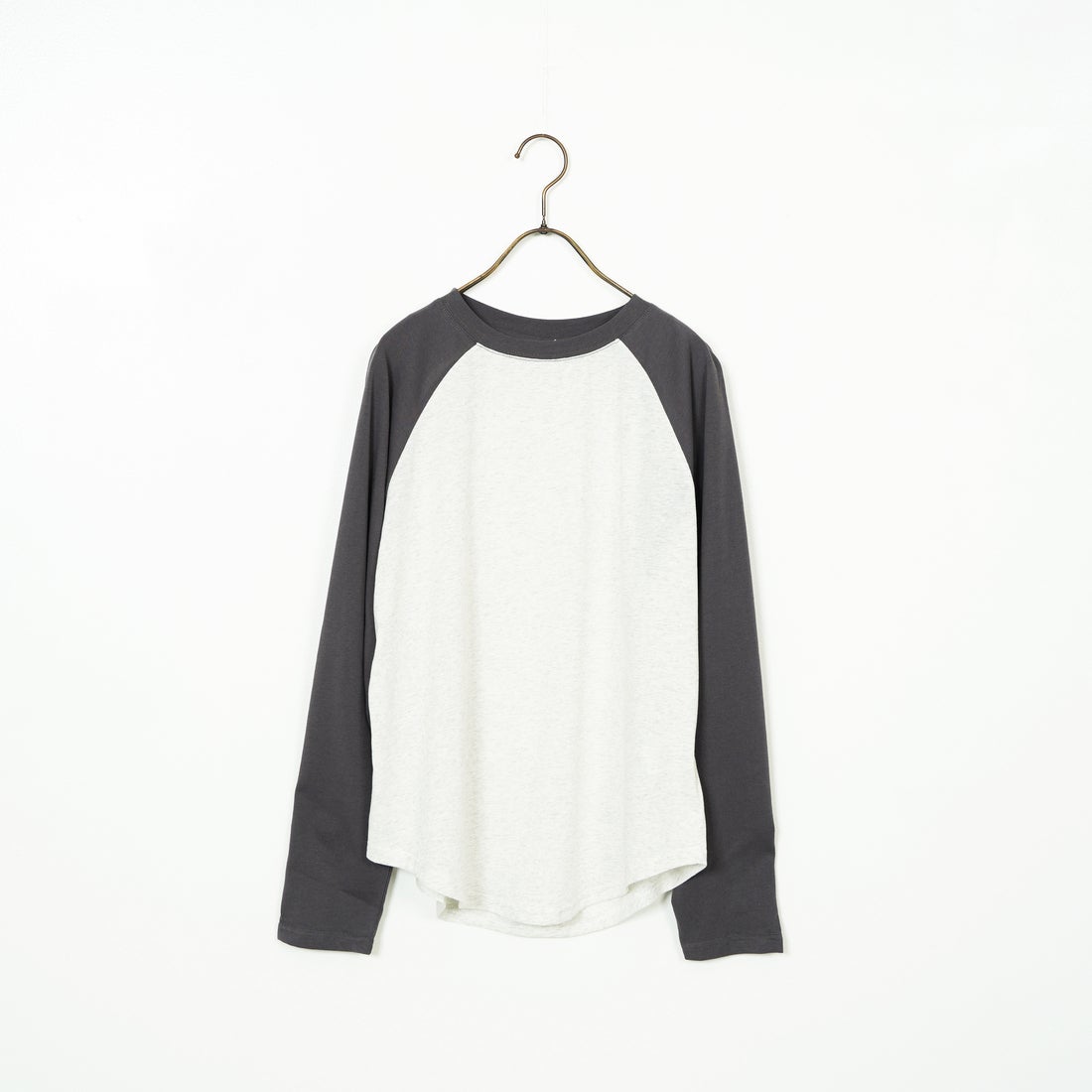 SCREEN STARS [スクリーンスターズ] 別注 配色ラグラン シアーロングスリーブTシャツ [2521-234INL-JF] ASH/CHA