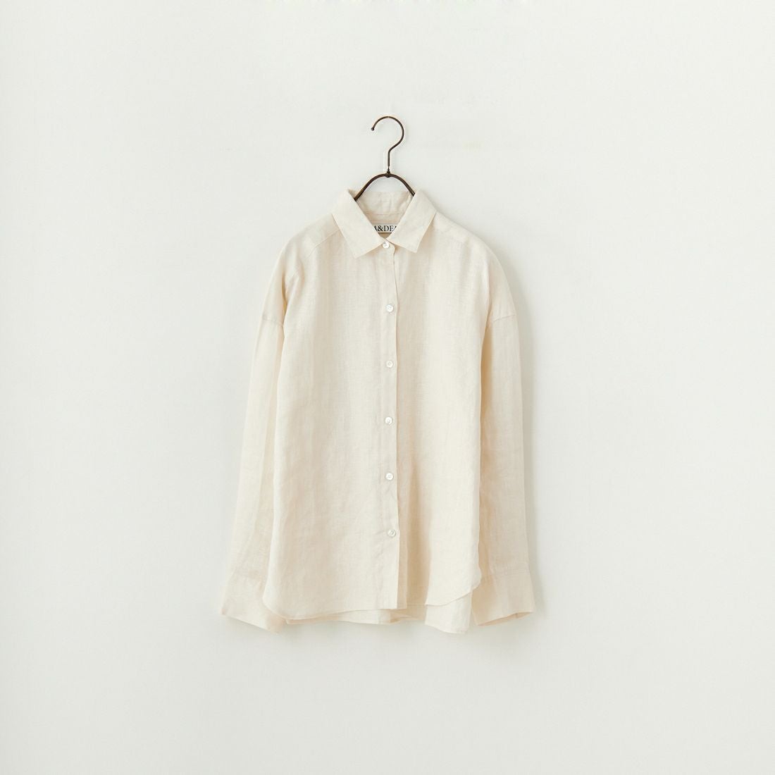 MICA&DEAL [マイカアンドディール] リネンシャツ [0125101057] L/BEIGE