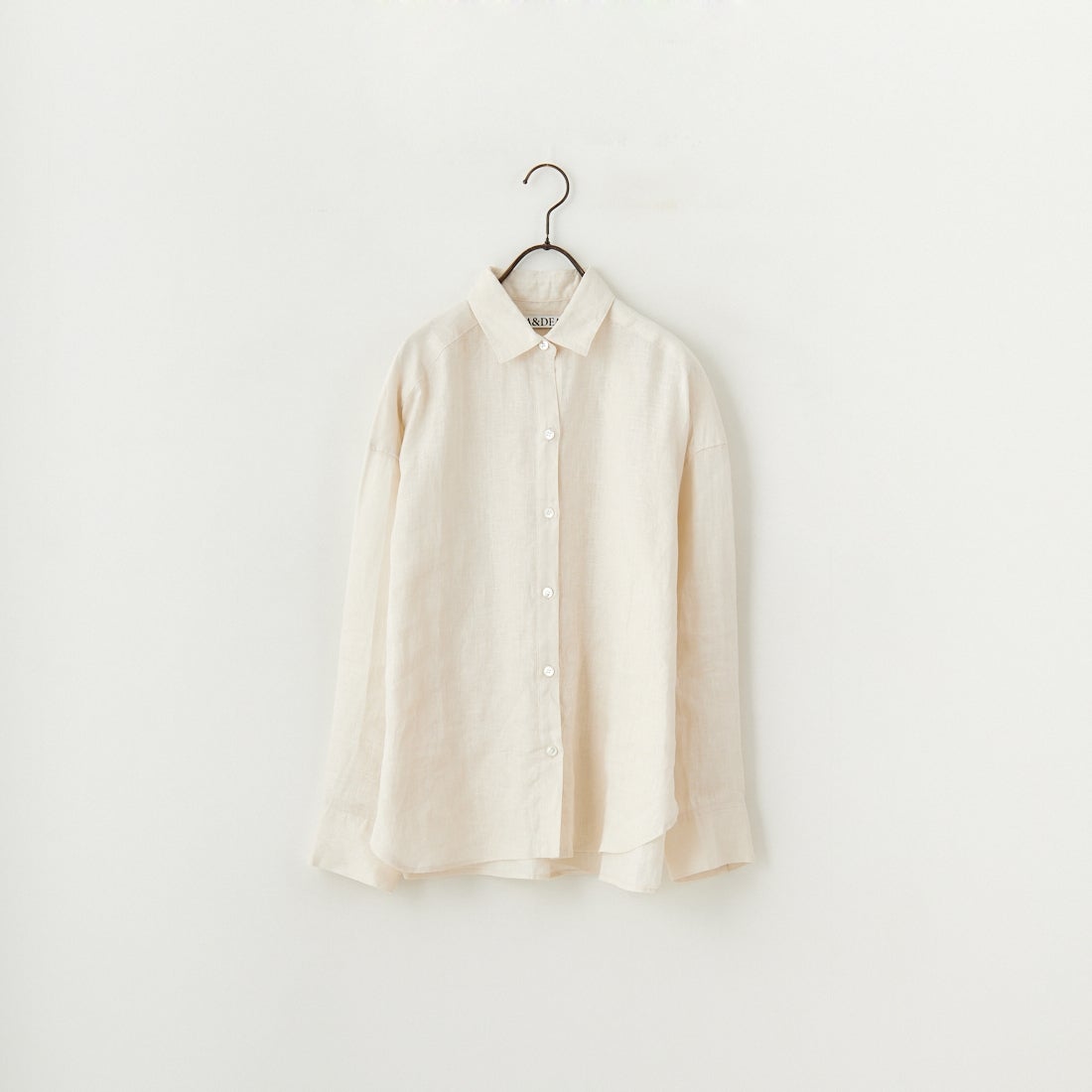 MICA&DEAL [マイカアンドディール] リネンシャツ [0125101057] L/BEIGE