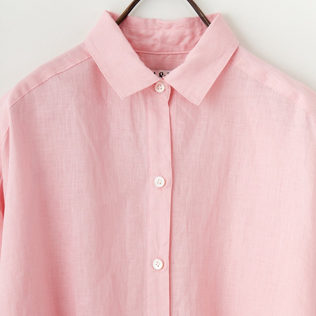 MICA&DEAL [マイカアンドディール] リネンシャツ [0125101057] PINK