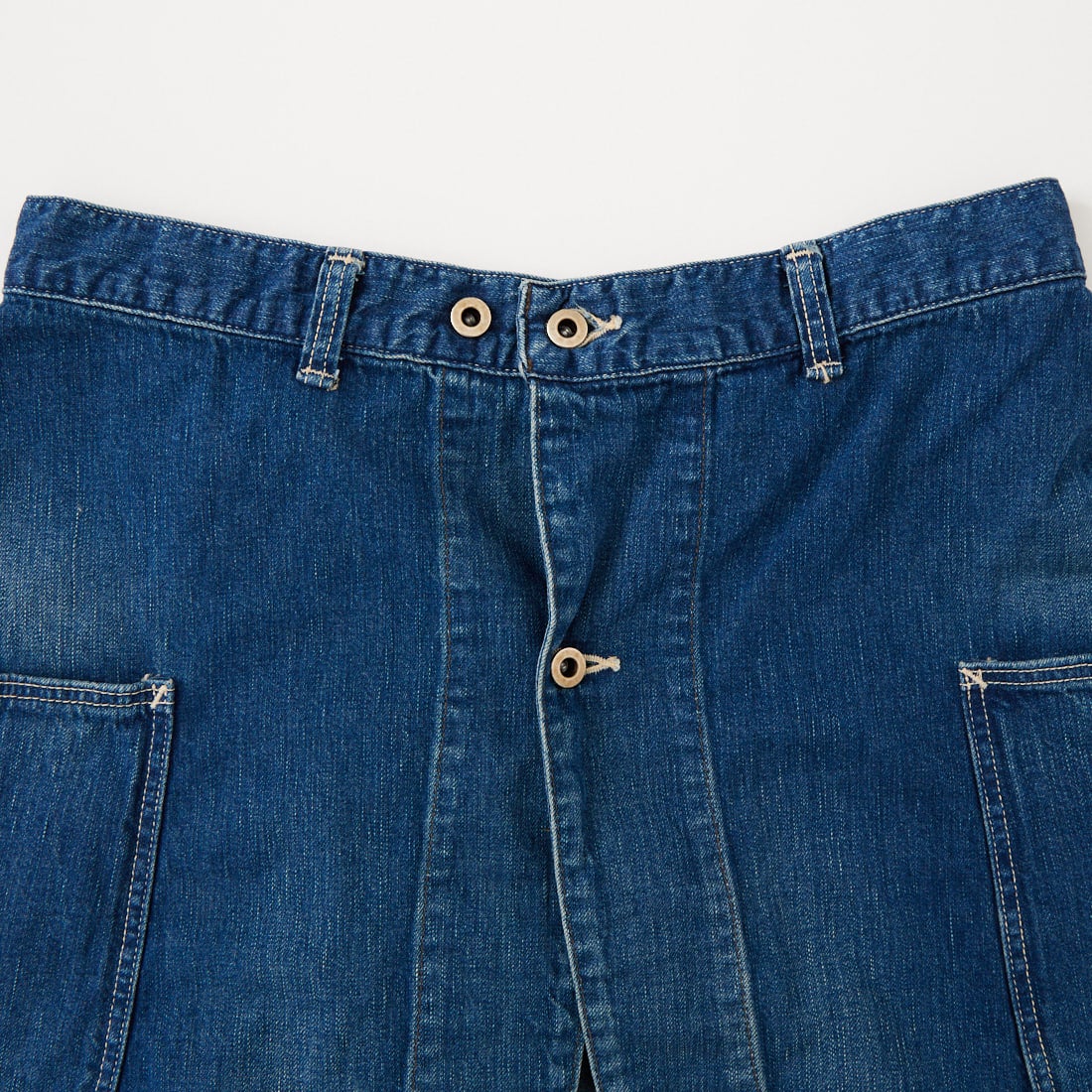 orSlow [オアスロウ] デニムオーバーラップスカート [00-4016] 95 DENIM U