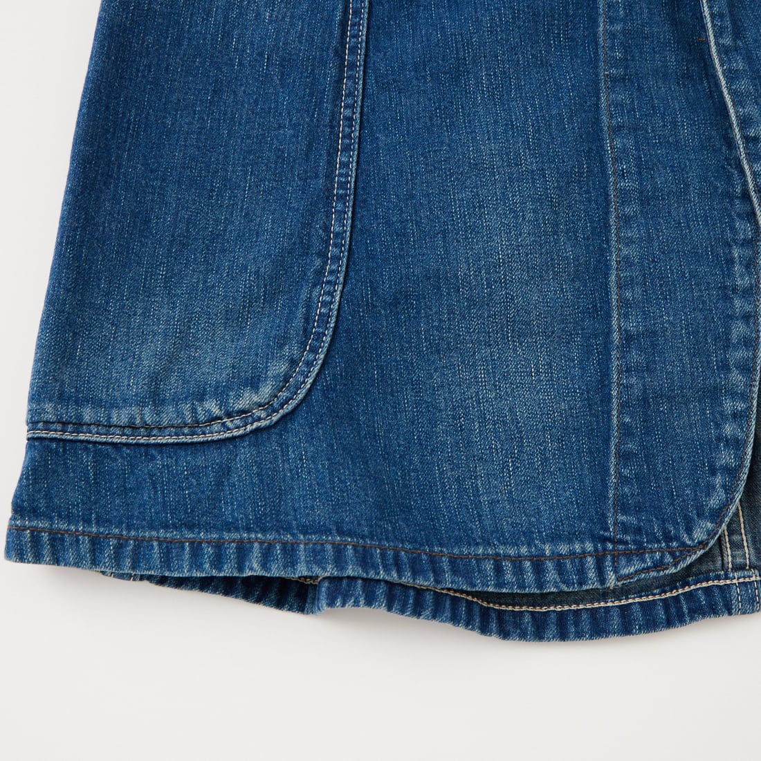 orSlow [オアスロウ] デニムオーバーラップスカート [00-4016] 95 DENIM U