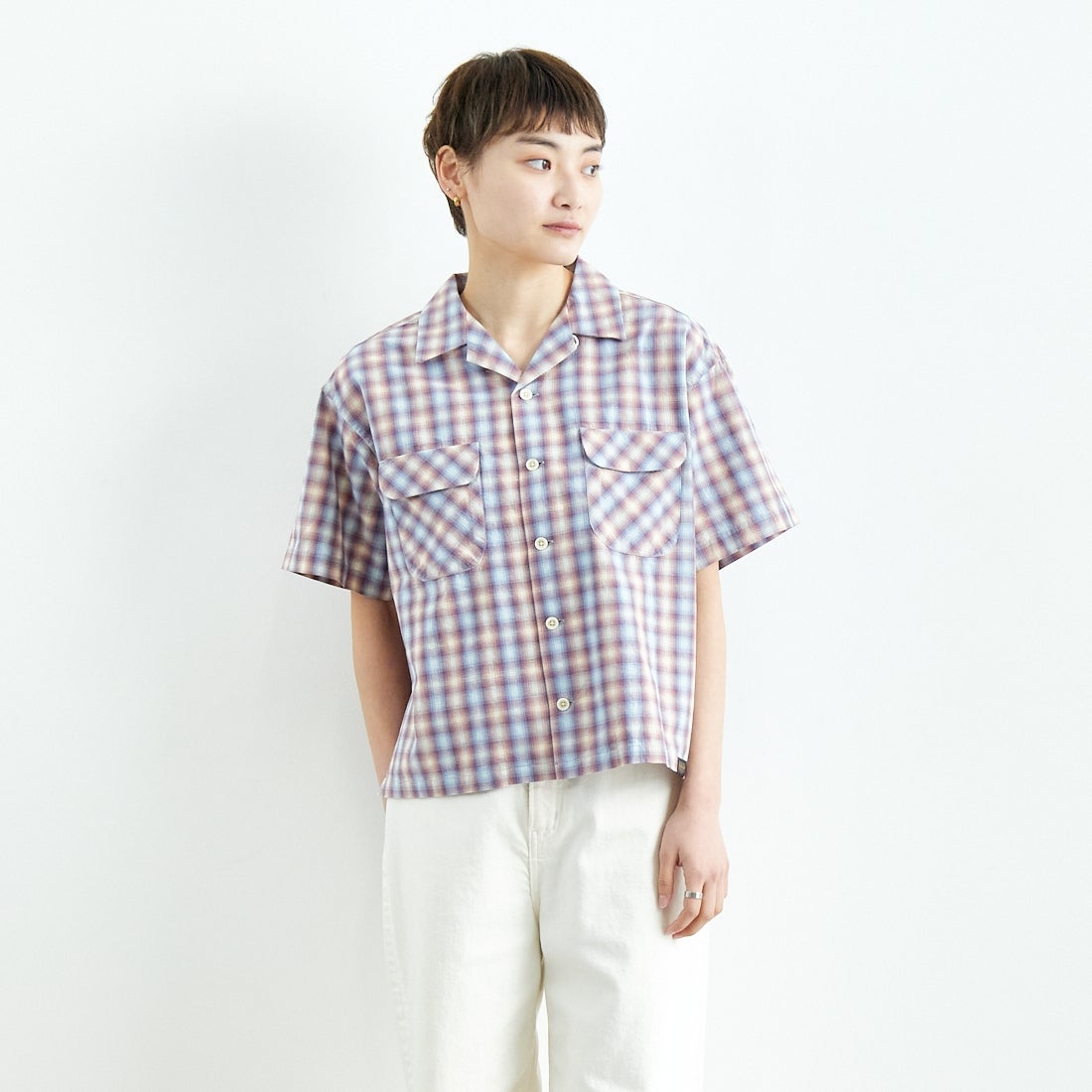 02 P.PINK/&&モデル身長：160cm 着用サイズ：XS&&