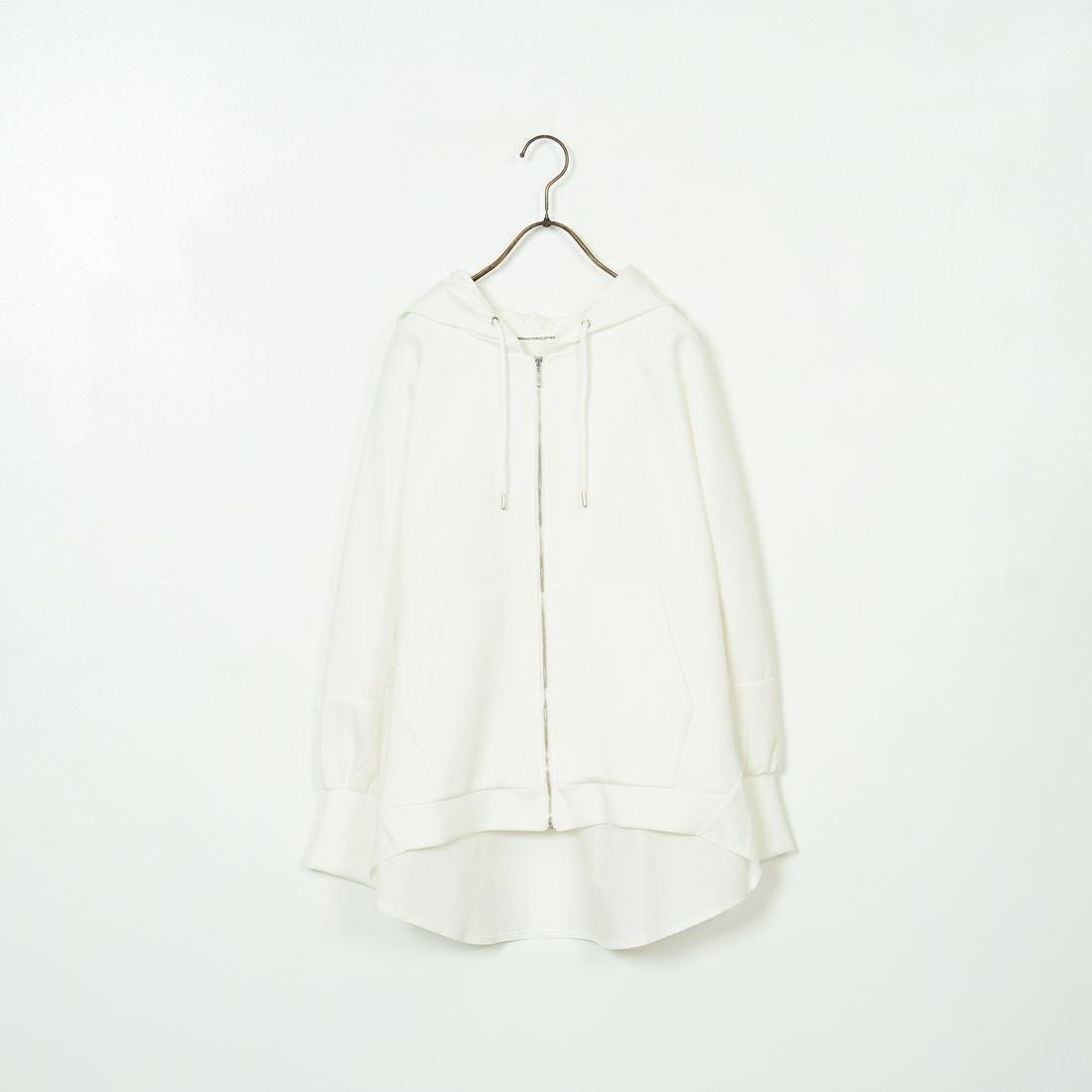 Jeans Factory Clothes [ジーンズファクトリークローズ] 異素材切替 ダンボール ジップフーディ [21254067] 031 ｵﾌ