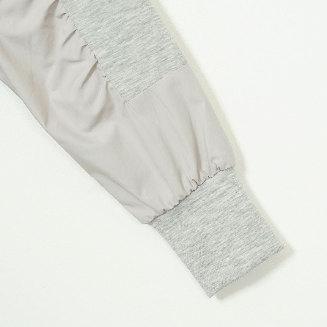 Jeans Factory Clothes [ジーンズファクトリークローズ] 異素材切替 ダンボール ジップフーディ [21254067] 006 ｸﾞﾚｰﾓｸ