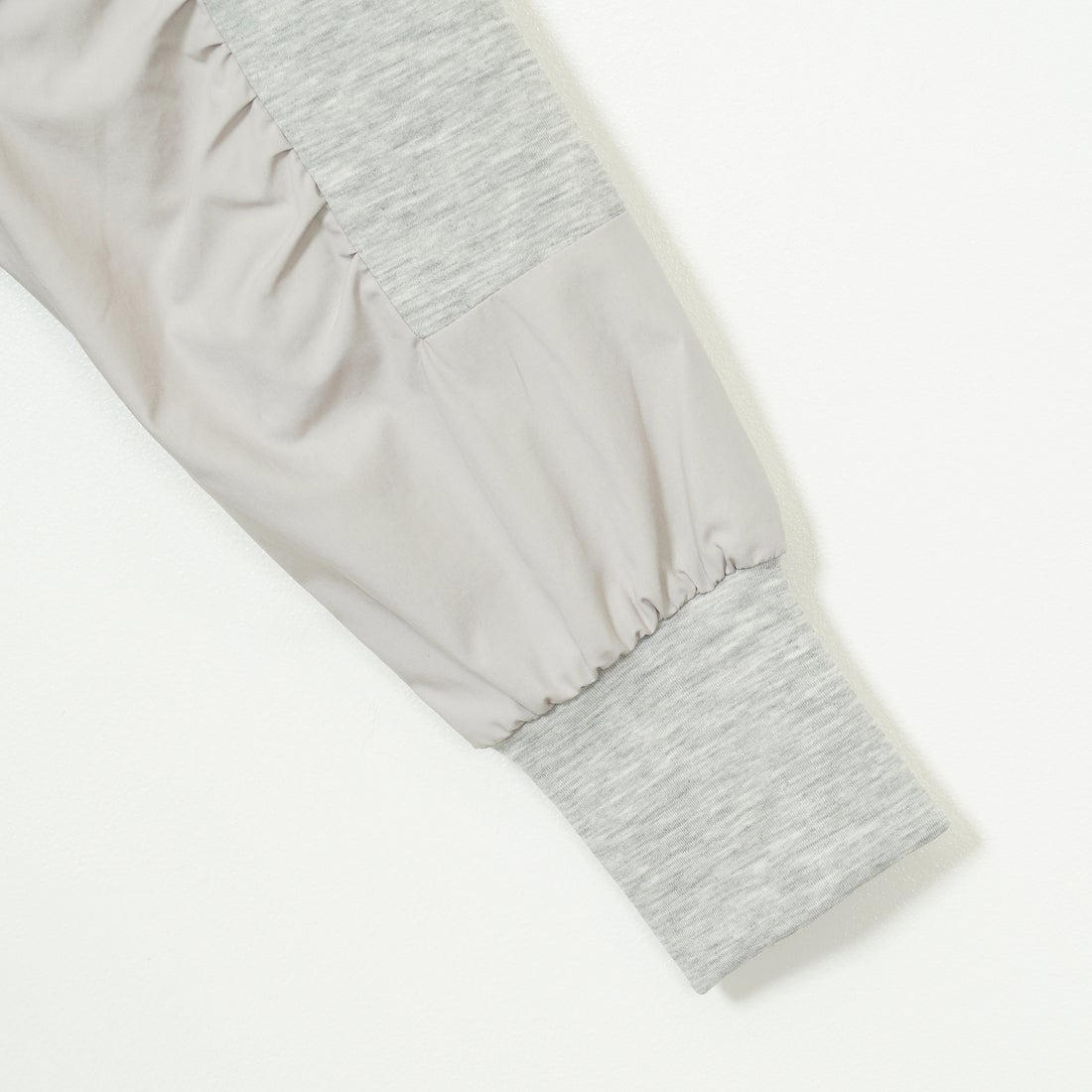 Jeans Factory Clothes [ジーンズファクトリークローズ] 異素材切替 ダンボール ジップフーディ [21254067] 006 ｸﾞﾚｰﾓｸ