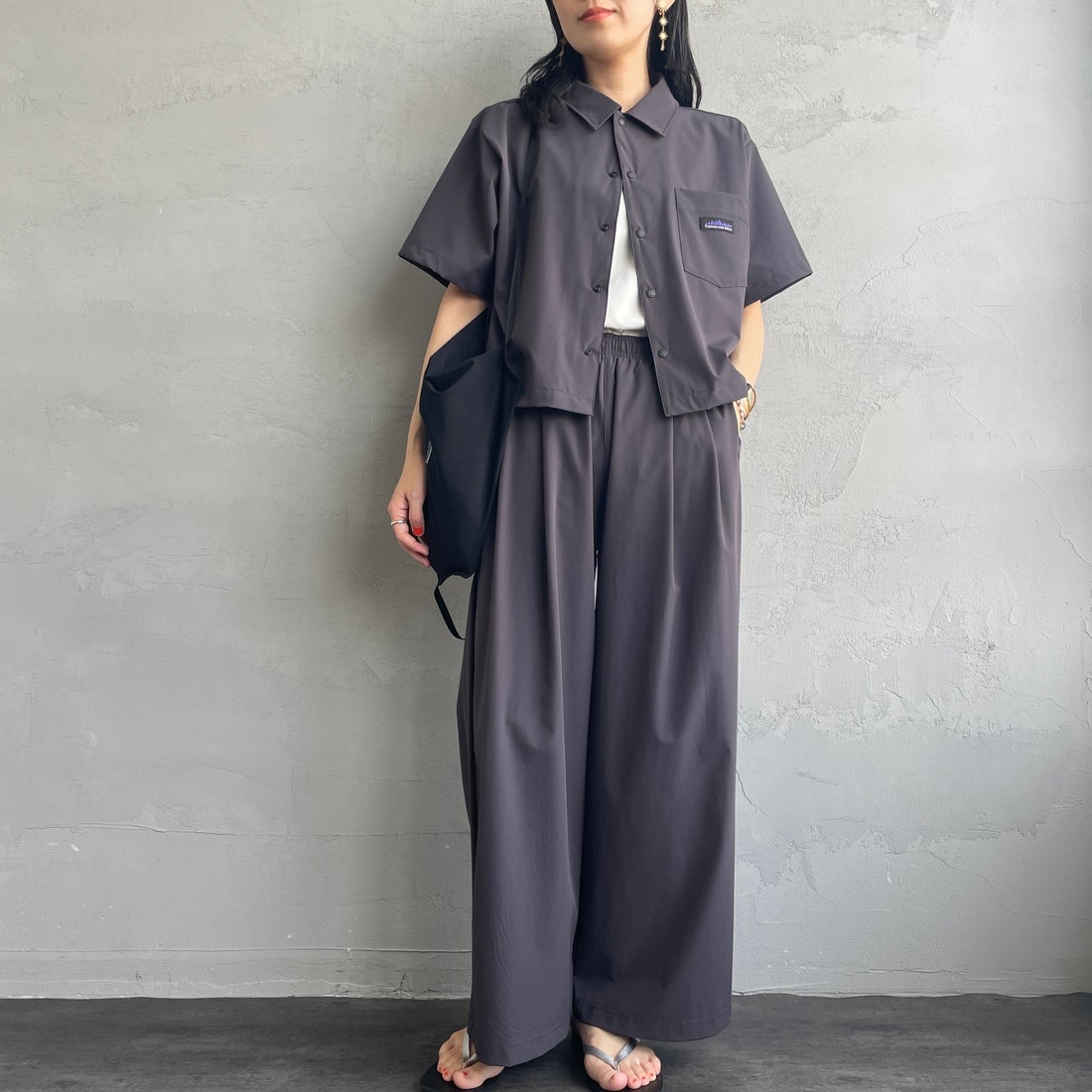 CHARCOAL&&モデル身長：160cm 着用サイズ：F&&