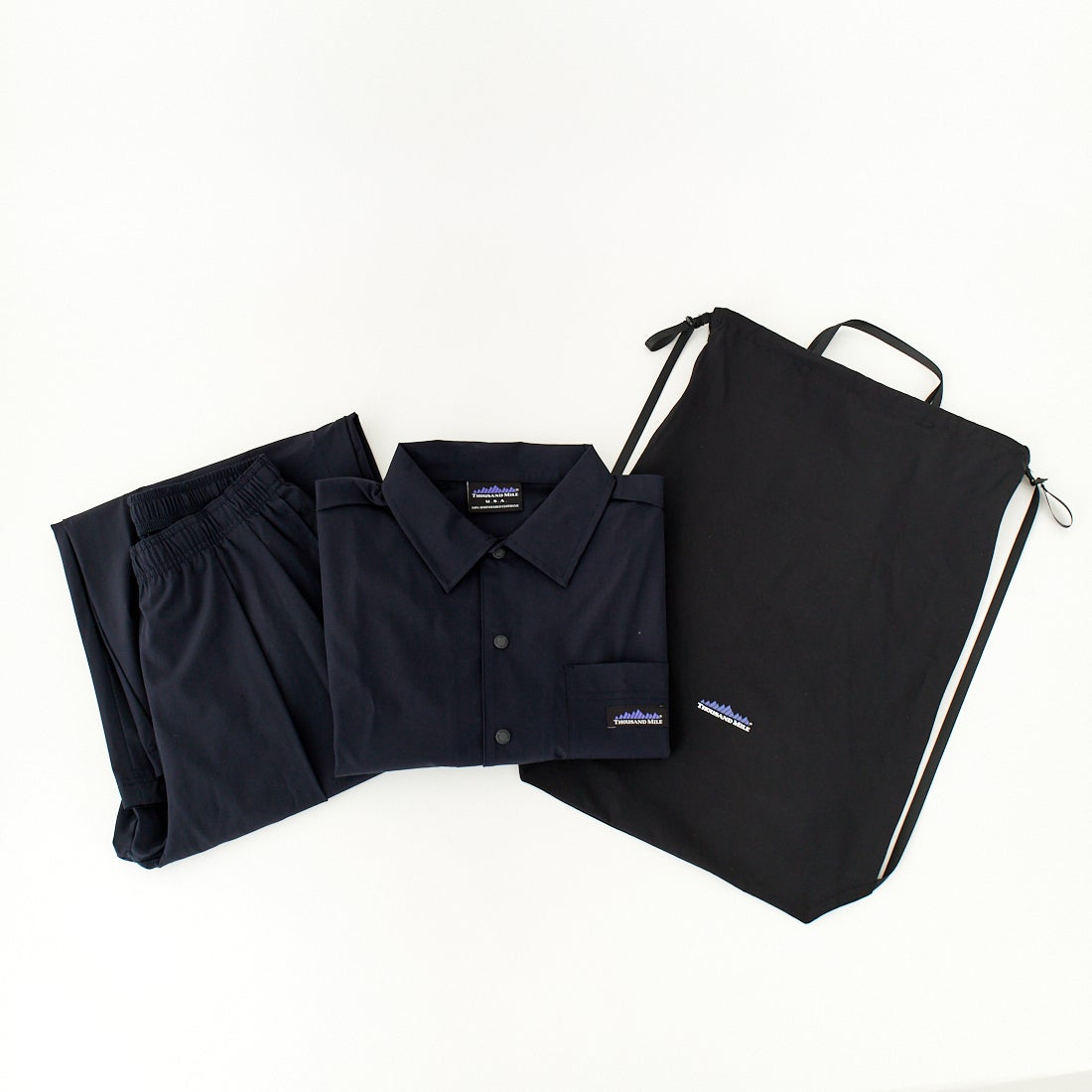THOUSAND MILE [サウザンド マイル] 別注 サマーバケーション ワイドパンツセットアップ [TM251NP50942-JF] NAVY