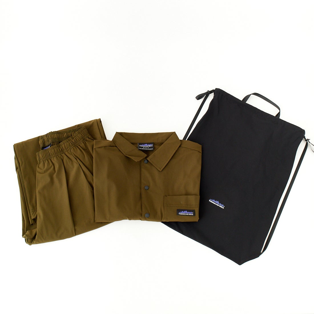 THOUSAND MILE [サウザンド マイル] 別注 サマーバケーション ワイドパンツセットアップ [TM251NP50942-JF] OLIVE