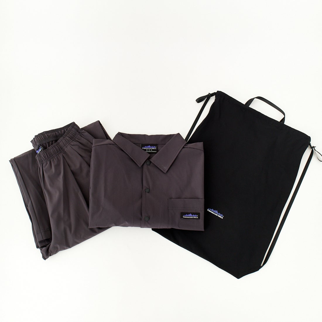 THOUSAND MILE [サウザンド マイル] 別注 サマーバケーション ワイドパンツセットアップ [TM251NP50942-JF] CHARCOAL