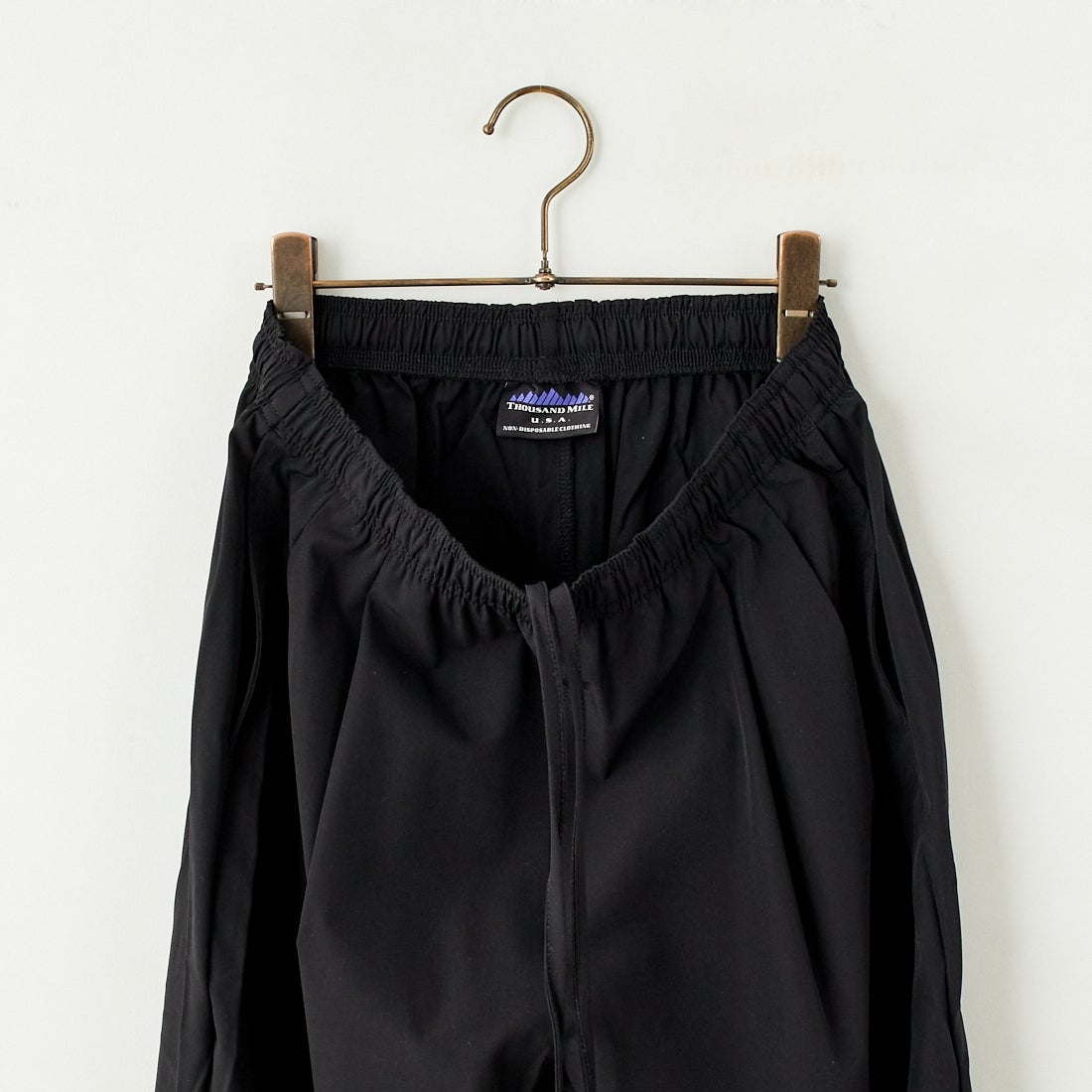 THOUSAND MILE [サウザンド マイル] 別注 サマーバケーション ワイドパンツセットアップ [TM251NP50942-JF] BLACK