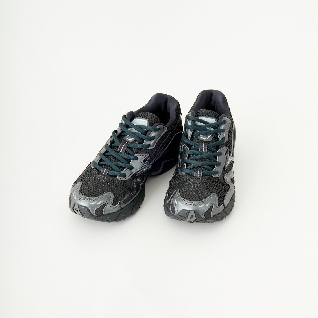 MIZUNO [ミズノ] WAVE RIDER 10 スニーカー [D1GA2431] 08 ﾌﾞﾗｯｸ/ﾌ