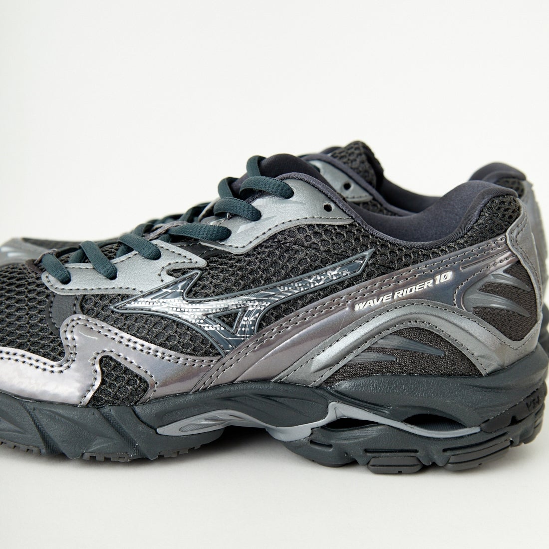 MIZUNO [ミズノ] WAVE RIDER 10 スニーカー [D1GA2431] 08 ﾌﾞﾗｯｸ/ﾌ