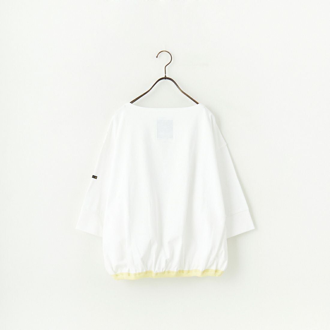 KHA:KI [カーキ] バックヘムライン バスクシャツ [MIL25HCS3431] WHITE/YEL
