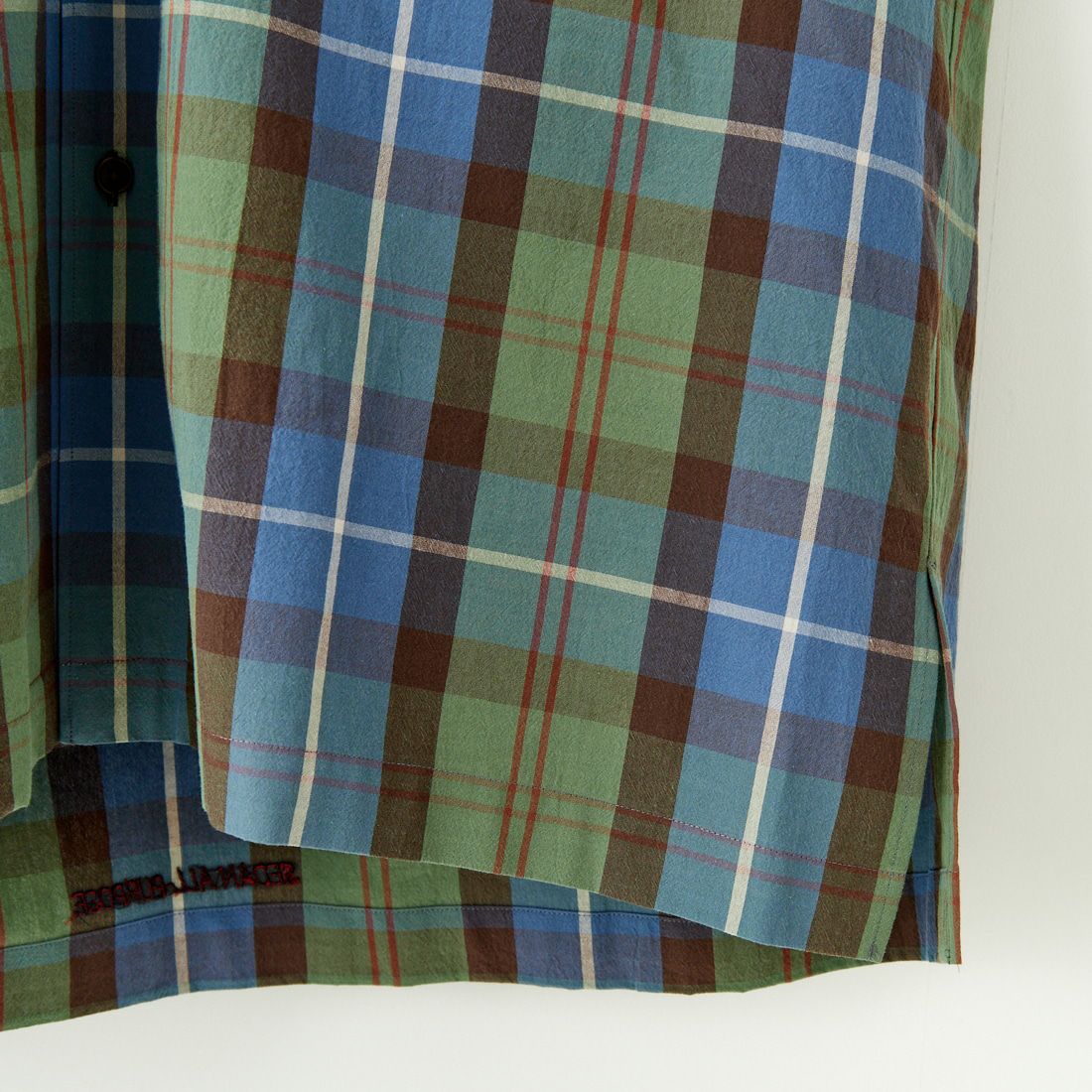 SEDAN ALL-PURPOSE [セダン オールパーパス] プレイドフーデッドシャツ [SD25S-SH01] BLUE GREEN