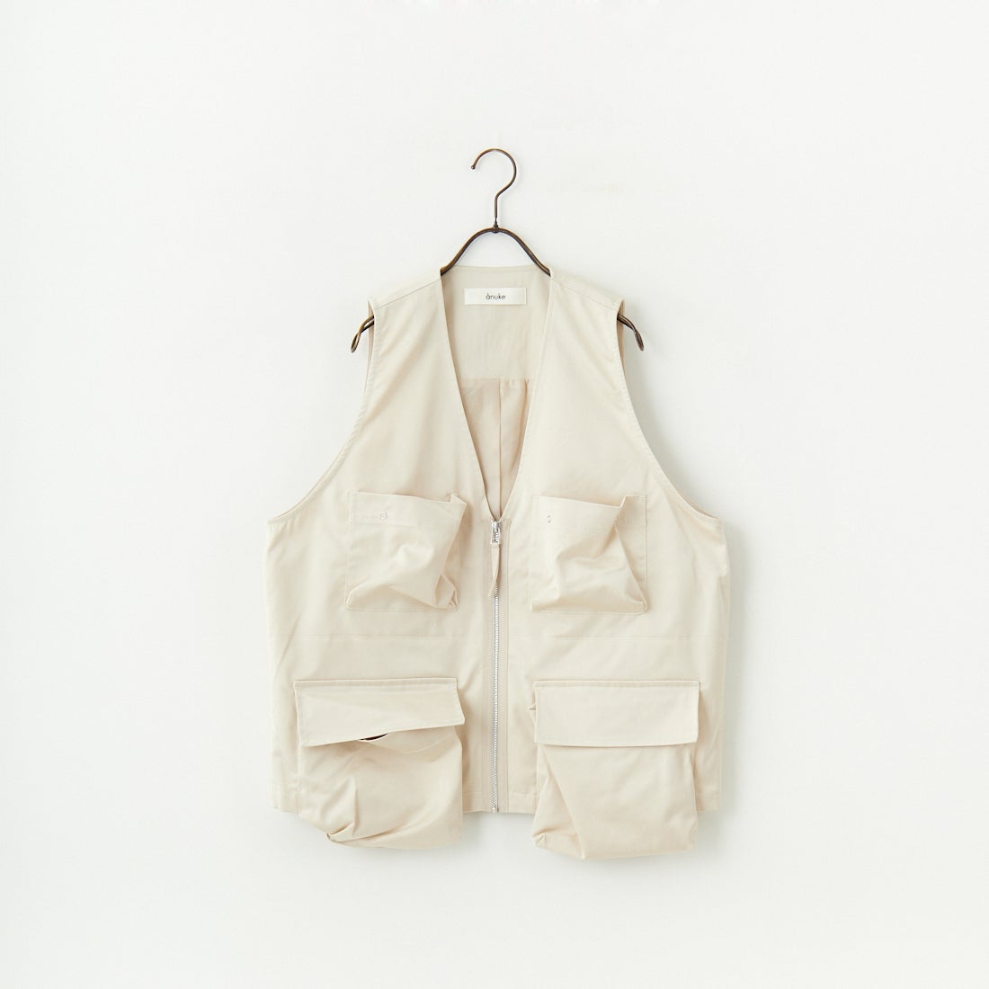 anuke [アンヌーク] サテンポケットベスト [62510106] CRM