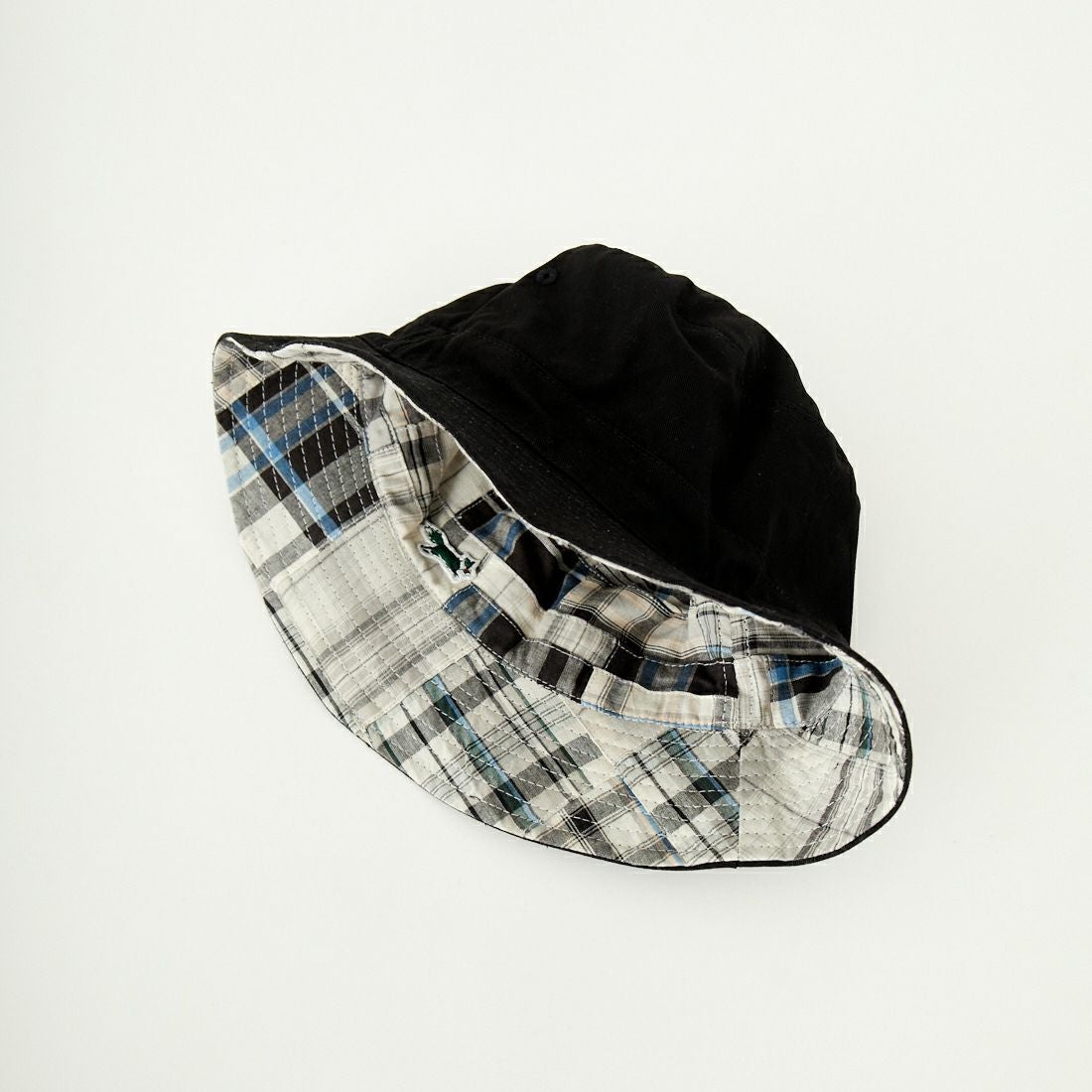 THE FOX [ザフォックス] 2WAYパッチワークバケットハット [PN25S010] BLACK