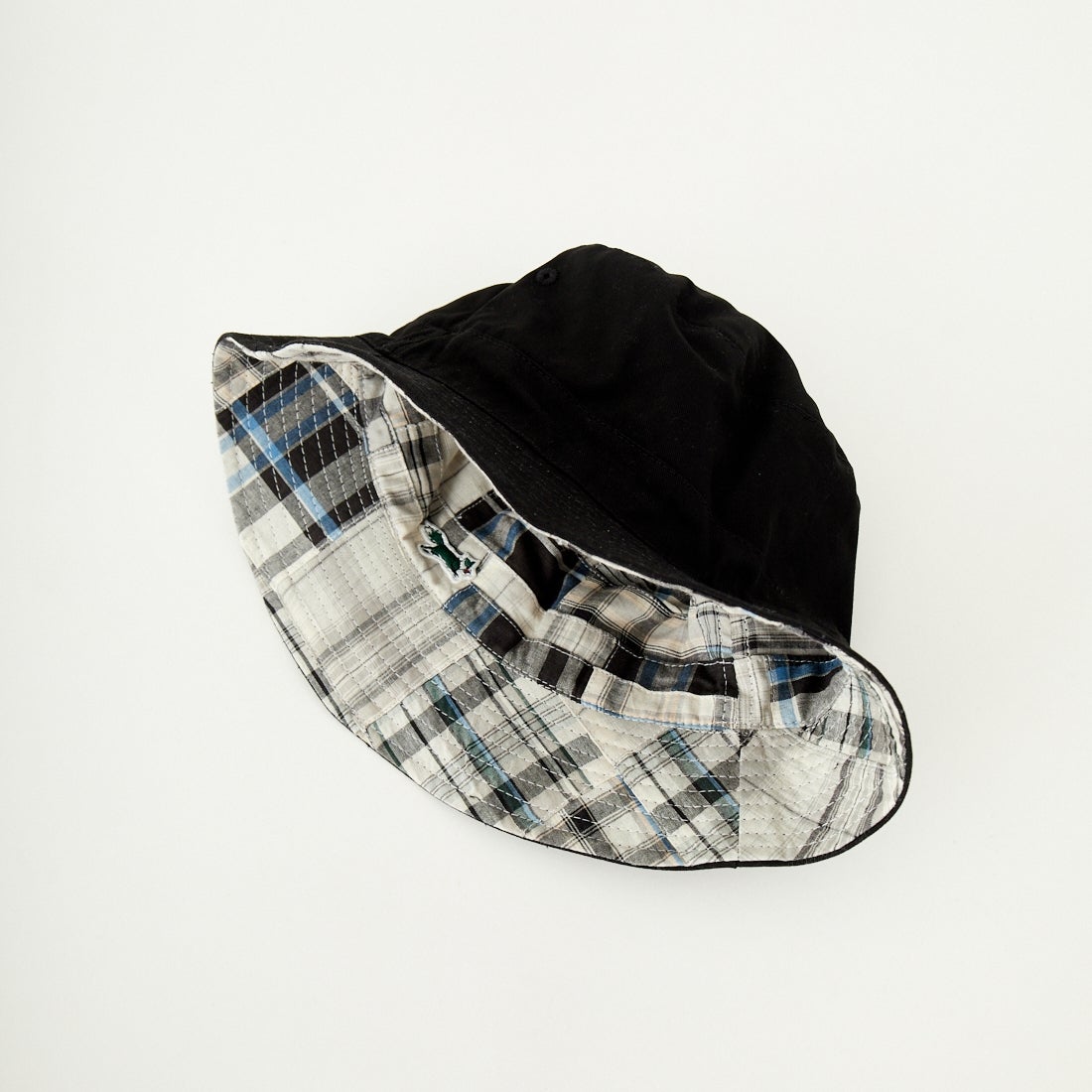 THE FOX [ザフォックス] 2WAYパッチワークバケットハット [PN25S010] BLACK